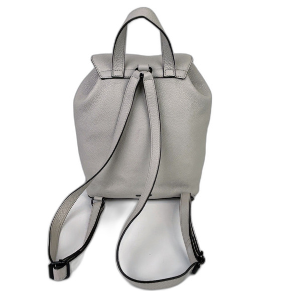 Rebecca Minkoff Moto Backpack Whipstitch Tassel Bag Putty Beige Leather Purse main image 6